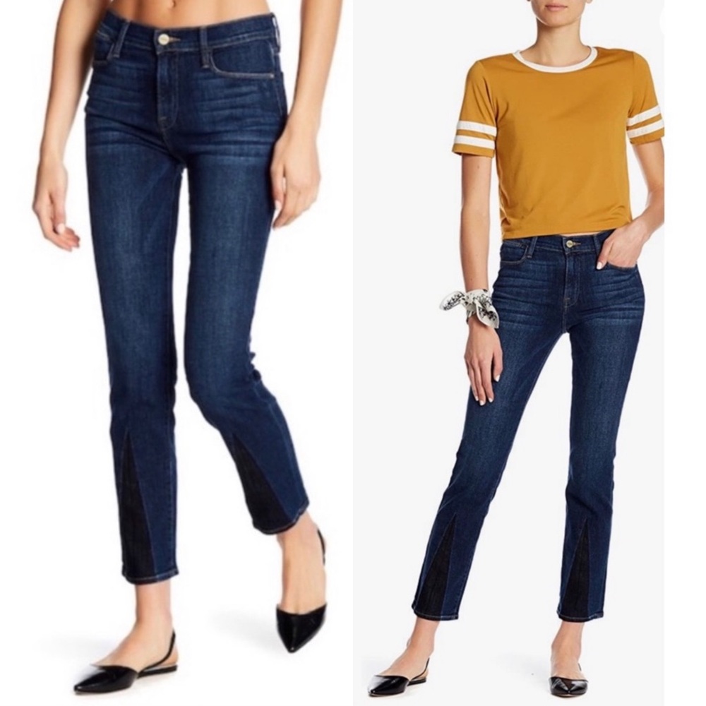 Frame Le High Straight Gusset Bay Denim Jeans Size 26
